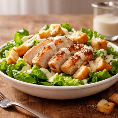 Chickean ceaser salad
