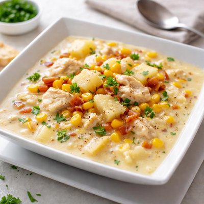 Chicken and corn chowder