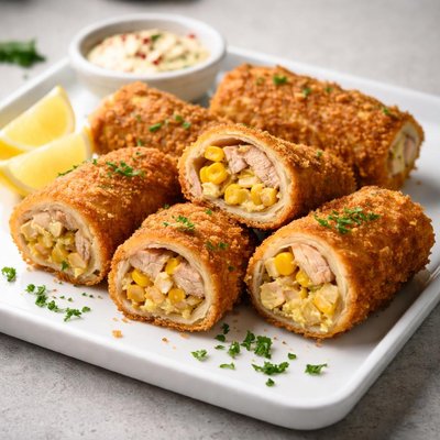 Chicken and corn roll