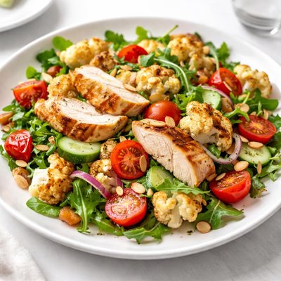 Chicken and culiflower salad