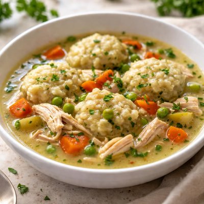 Chicken and dumpling soup