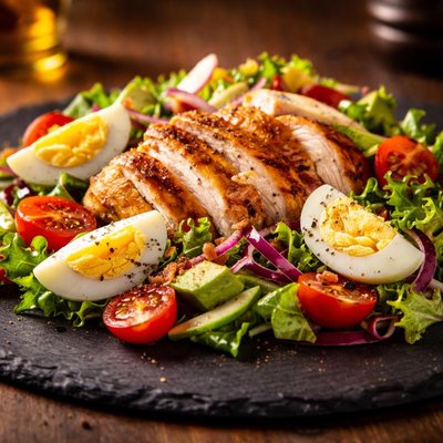 Chicken and egg salad