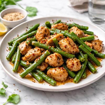 Chicken and green beans