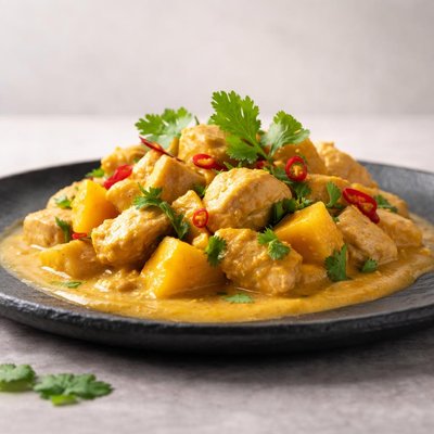 Chicken and mango curry