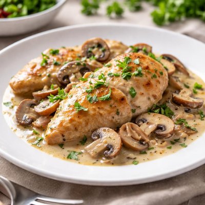 Chicken and mushroom casserole