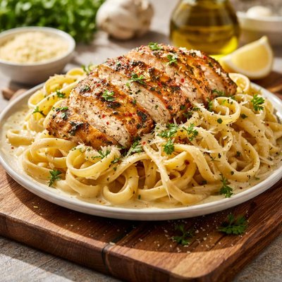 Chicken and pasta