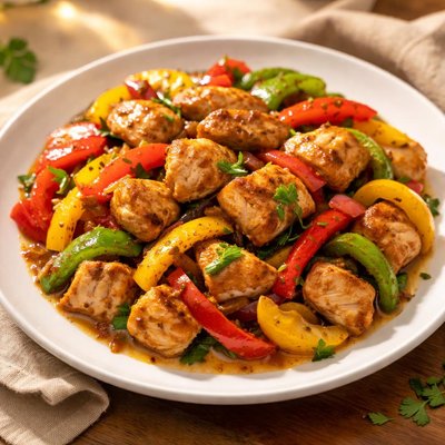 Chicken and pepper
