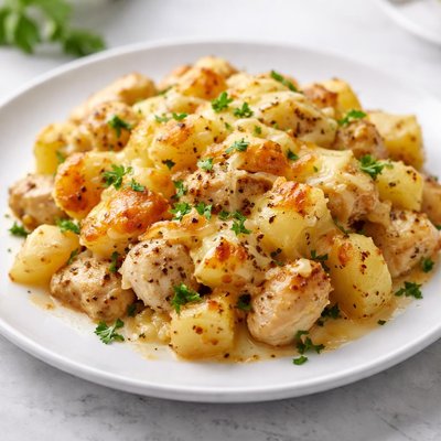 Chicken and potato casserole