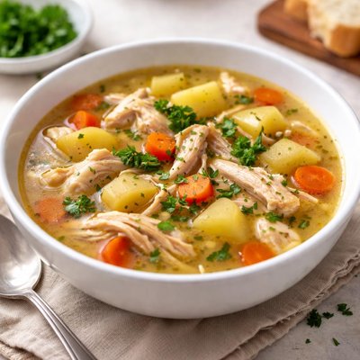Chicken and potato soup