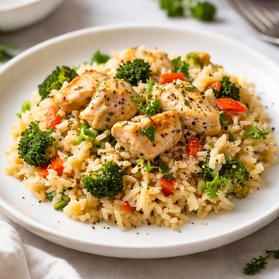 Chicken and rice casserole