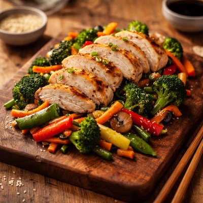 Chicken and stir fry