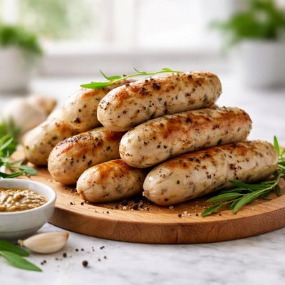 Chicken and tarragon sausage