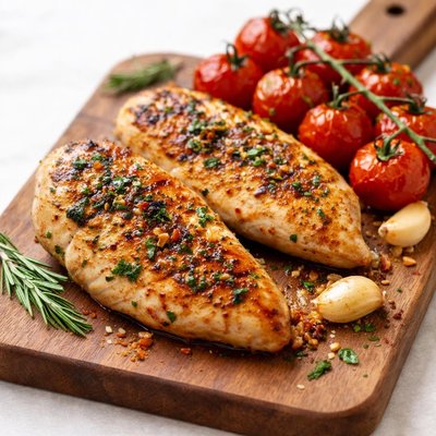 Chicken and tomatoes