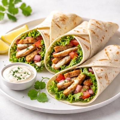 Chicken and wrap bread