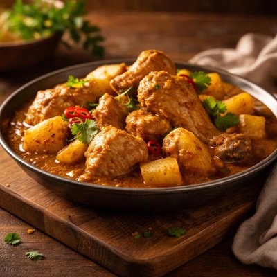 Chicken ans potatoe curry