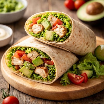 Chicken avacado wrap