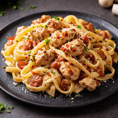 Chicken bacon pasta