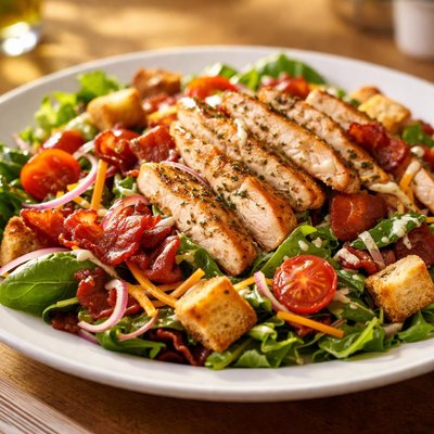 Chicken bacon ranch salad