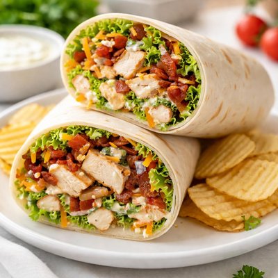 Chicken bacon ranch wrap