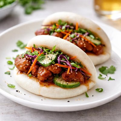 Chicken bao bun