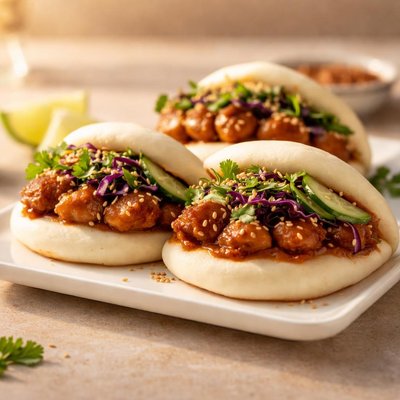 Chicken bao buns