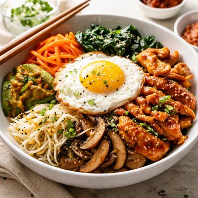 Chicken bibimbap