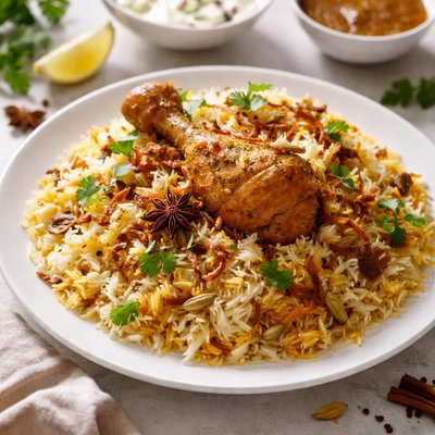 Chicken biriyani