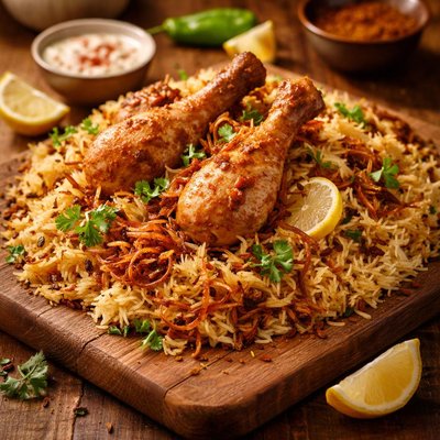 Chicken biryani homestyle