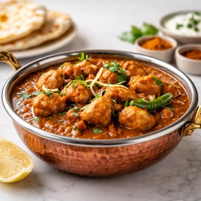 Chicken boneless handi curry