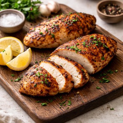 Chicken breast air fried