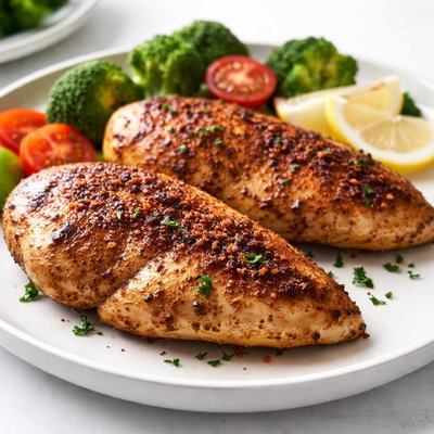 Chicken breast airfryed