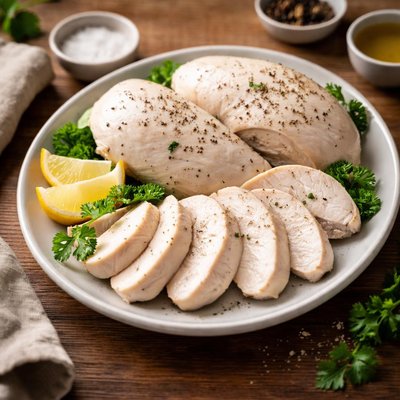 Chicken breast boiled