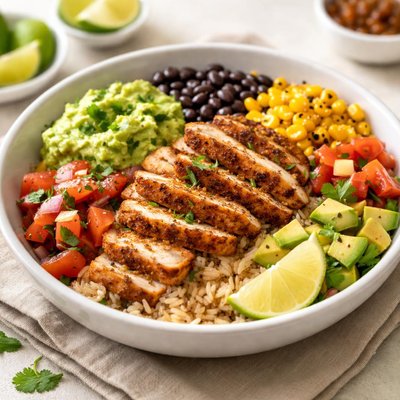 Chicken breast burrito bowl