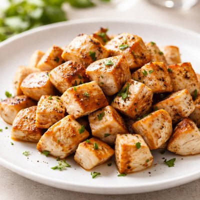 Chicken breast cubes