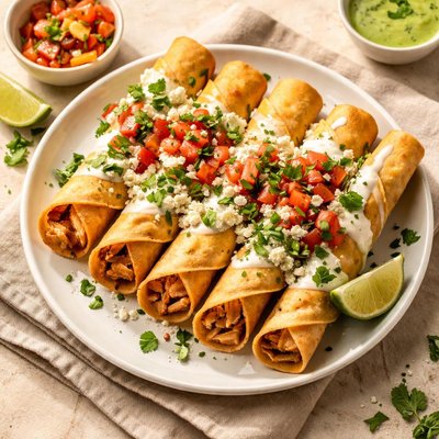Chicken breast flauta