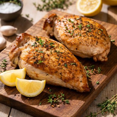 Chicken breast on the bone