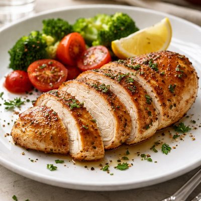 Chicken breast roasted