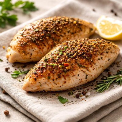 Chicken breast w seasoning