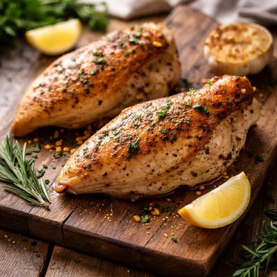 Chicken breast with bone