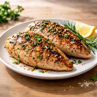 Chicken breast with herbs