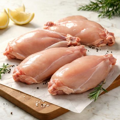 Chicken breast with small bones