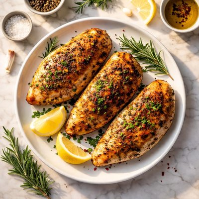 Chicken breast with spices
