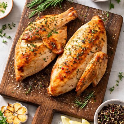 Chicken breast with wing