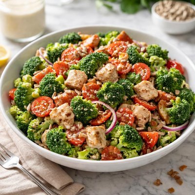 Chicken broccoli salad