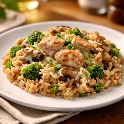 Chicken brown rice casserole
