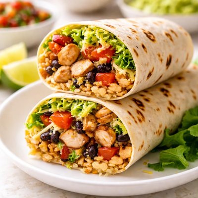 Chicken burrito cabo bobs