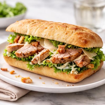 Chicken caesar sandwich