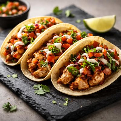 Chicken cantina taco