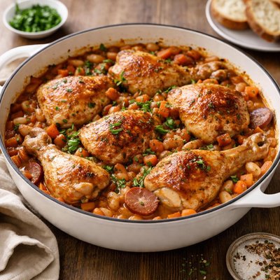 Chicken cassoulet