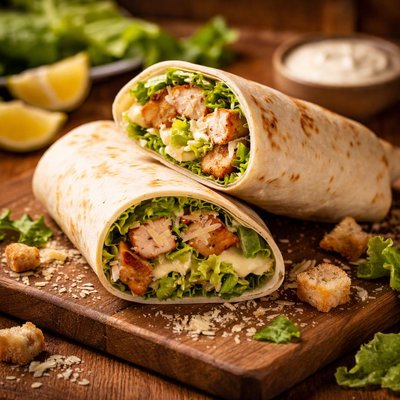 Chicken ceaser wrap